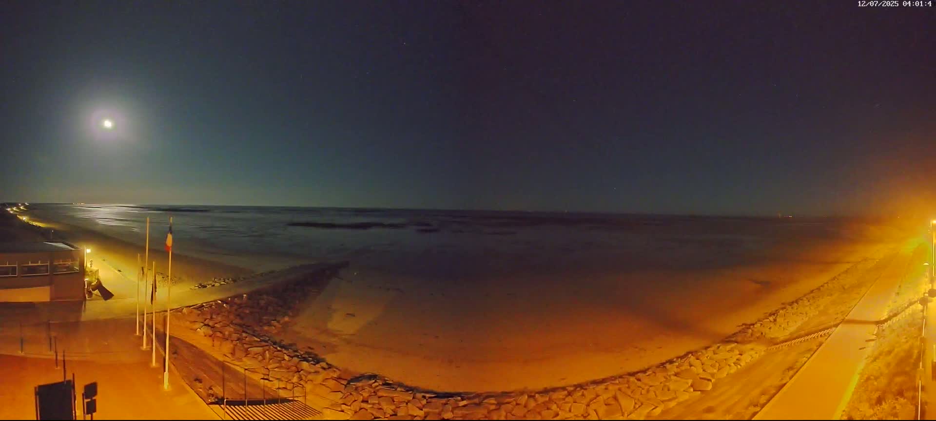 Pirou Plage Static Live Cam - Coutances, Manche, Normandie, France