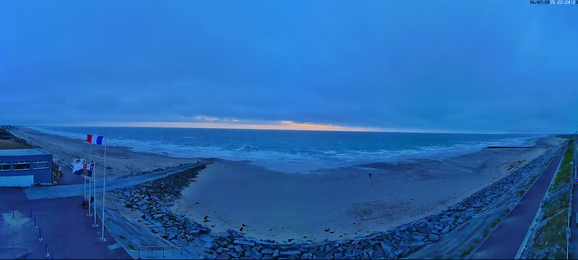 Pirou Plage Static Live Cam - Coutances, Manche, Normandie, France