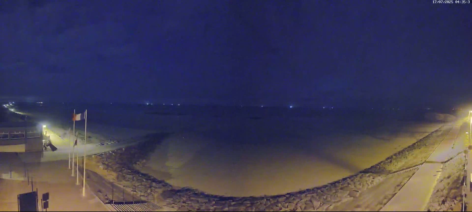 Pirou Plage Static Live Cam - Coutances, Manche, Normandie, France