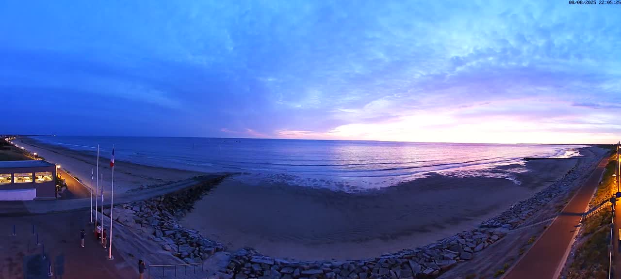 Pirou Plage Static Live Cam - Coutances, Manche, Normandie, France