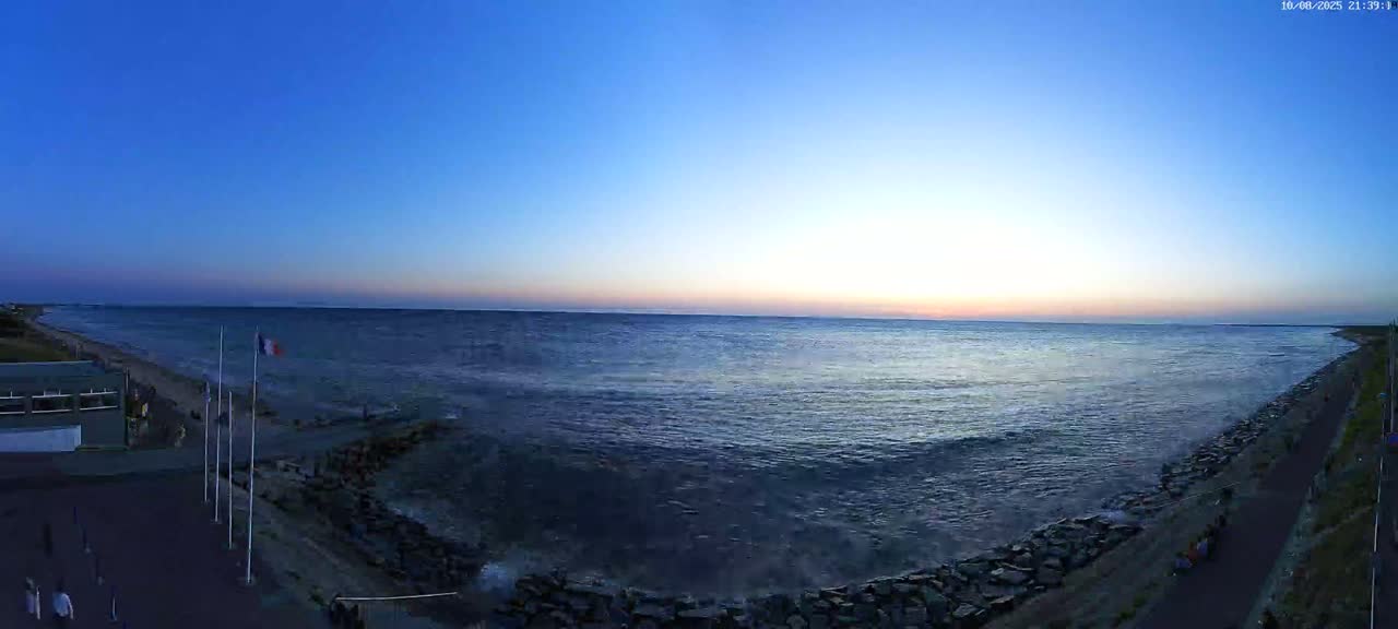 Pirou Plage Static Live Cam - Coutances, Manche, Normandie, France
