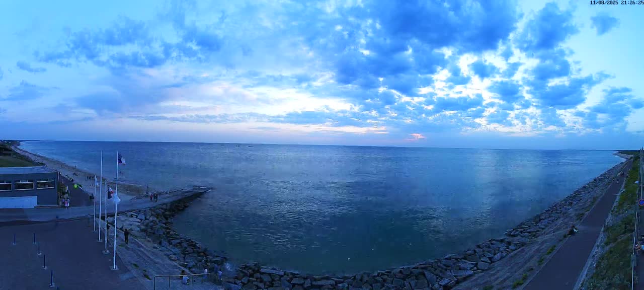 Pirou Plage Static Live Cam - Coutances, Manche, Normandie, France