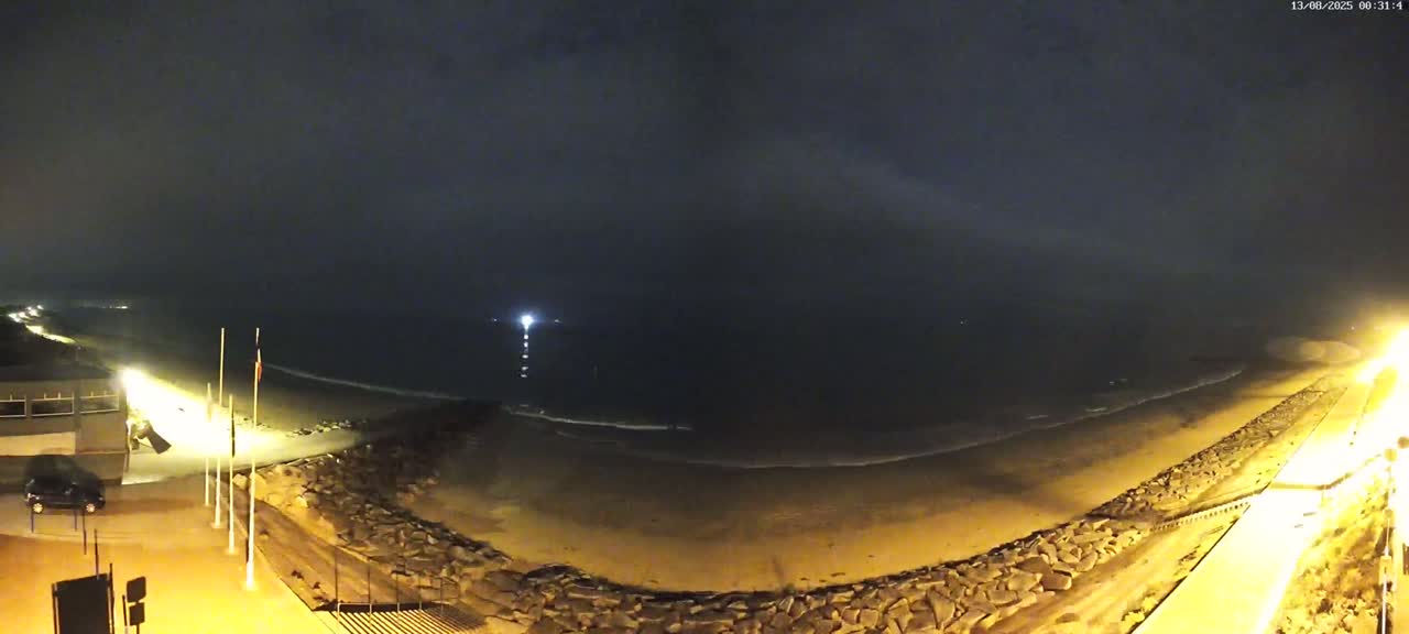 Pirou Plage Static Live Cam - Coutances, Manche, Normandie, France