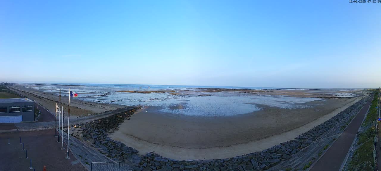 Pirou Plage Static Live Cam - Coutances, Manche, Normandie, France