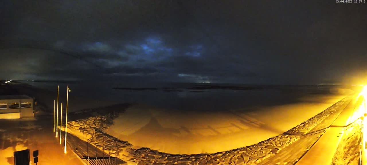 Pirou Plage Static Live Cam - Coutances, Manche, Normandie, France