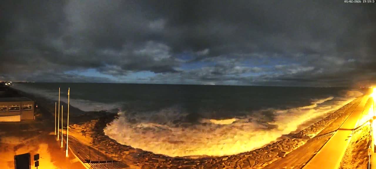 Pirou Plage Static Live Cam - Coutances, Manche, Normandie, France