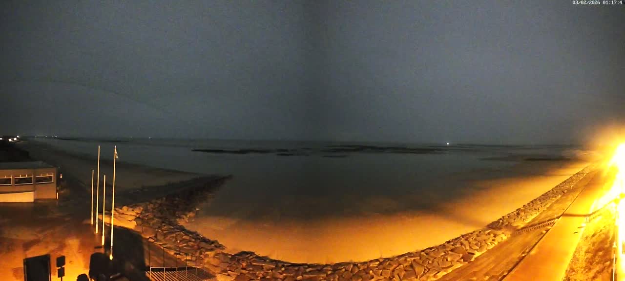 Pirou Plage Static Live Cam - Coutances, Manche, Normandie, France