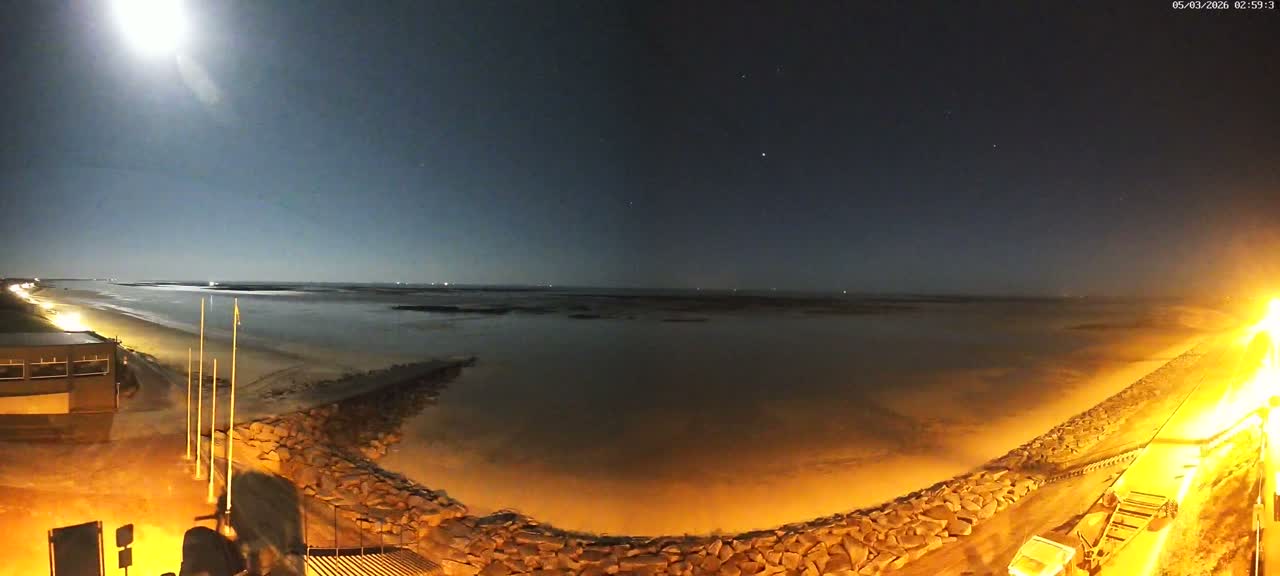 Pirou Plage Static Live Cam - Coutances, Manche, Normandie, France
