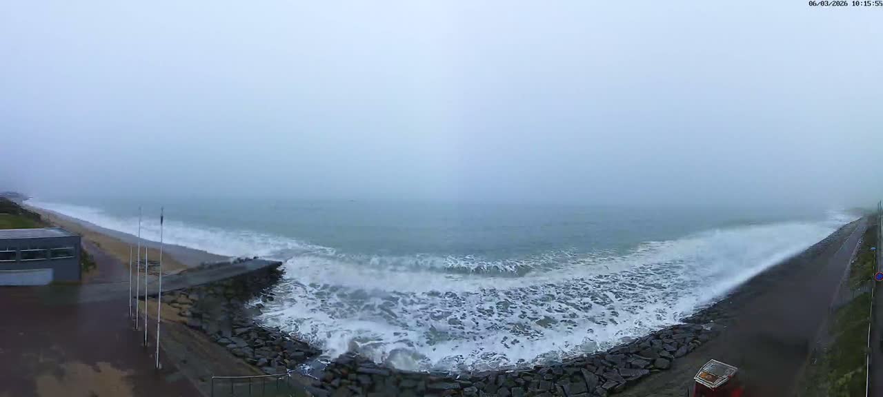 Pirou Plage Static Live Cam - Coutances, Manche, Normandie, France