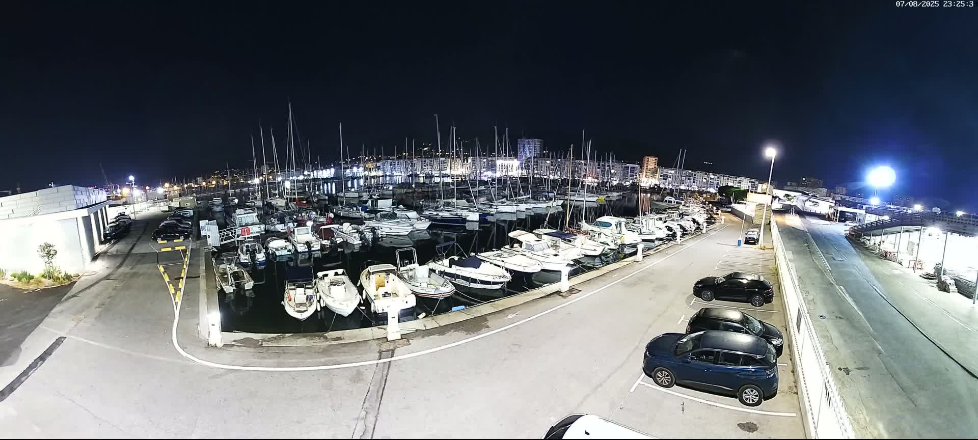 Toulon City & Port Vieille Darse Live Cam - Toulon, Var, Provence-Alpes-Côte d’Azur, France