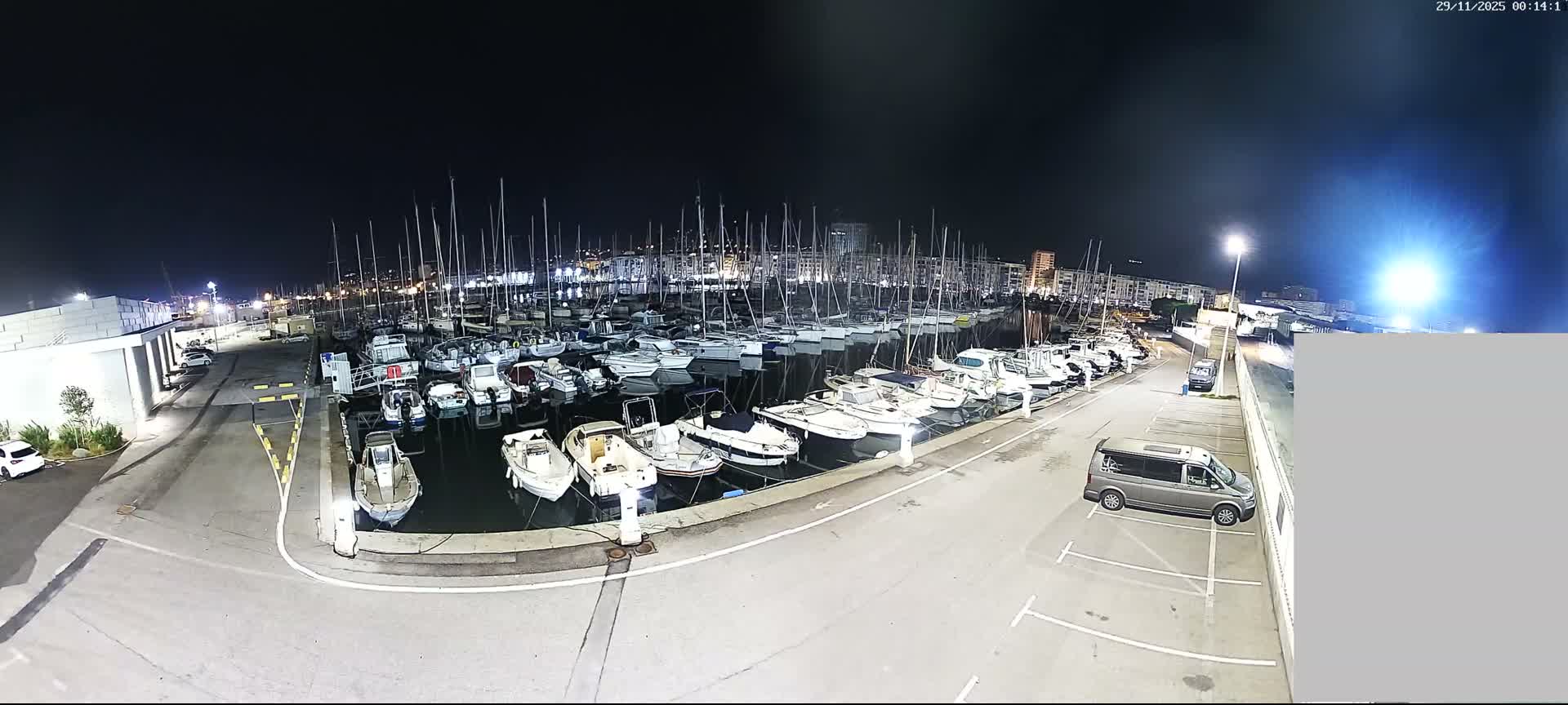 Toulon City & Port Vieille Darse Live Cam - Toulon, Var, Provence-Alpes-Côte d’Azur, France