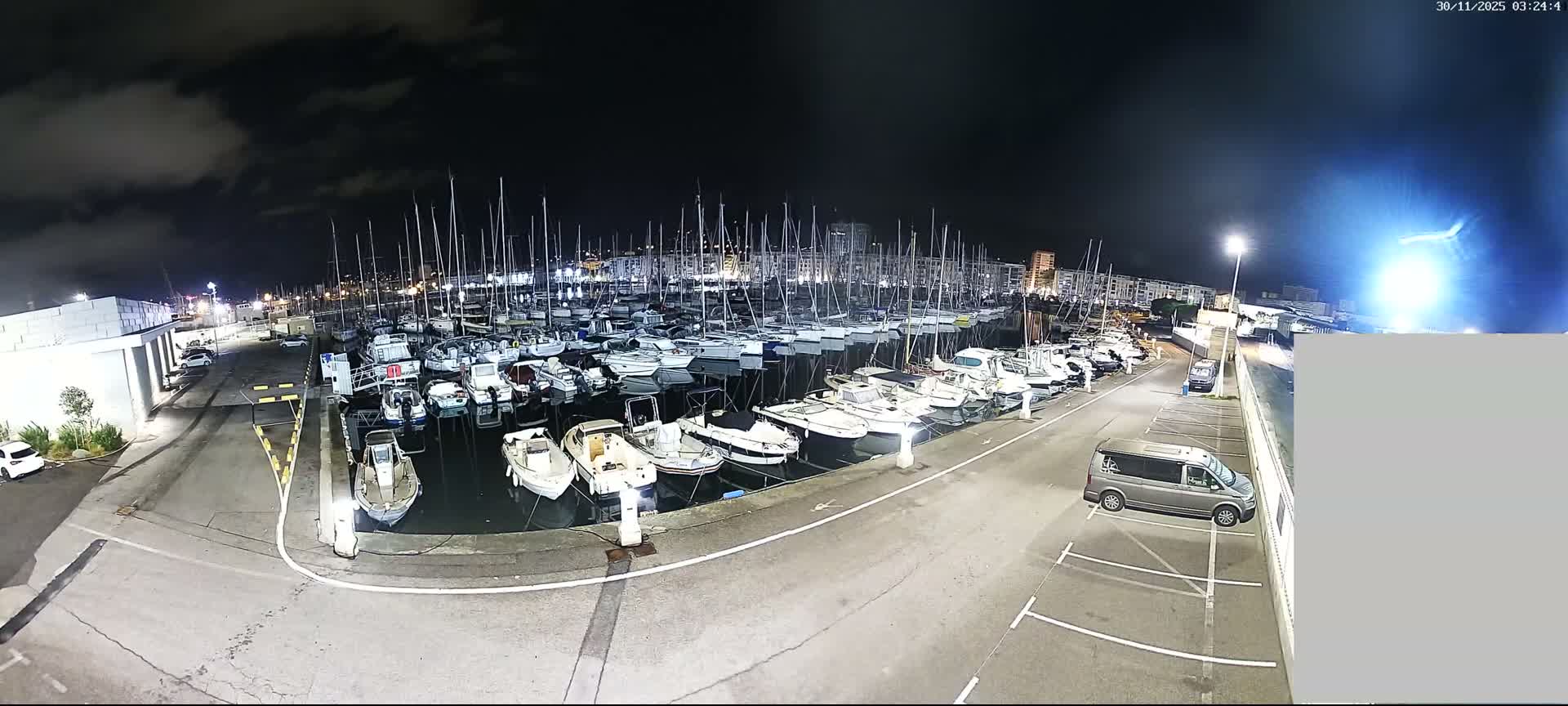 Toulon City & Port Vieille Darse Live Cam - Toulon, Var, Provence-Alpes-Côte d’Azur, France