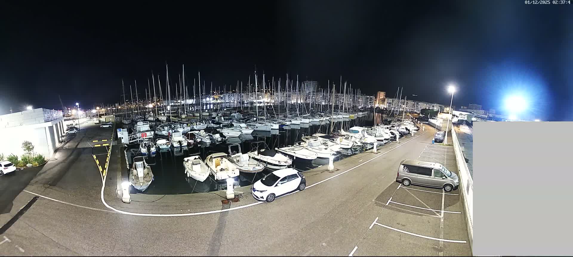 Toulon City & Port Vieille Darse Live Cam - Toulon, Var, Provence-Alpes-Côte d’Azur, France
