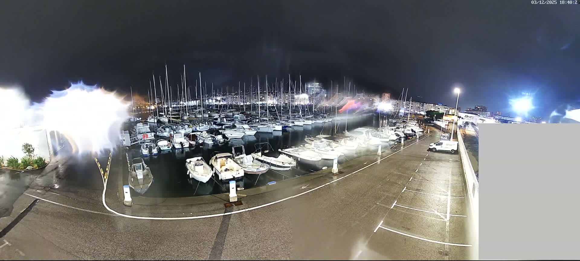 Toulon City & Port Vieille Darse Live Cam - Toulon, Var, Provence-Alpes-Côte d’Azur, France