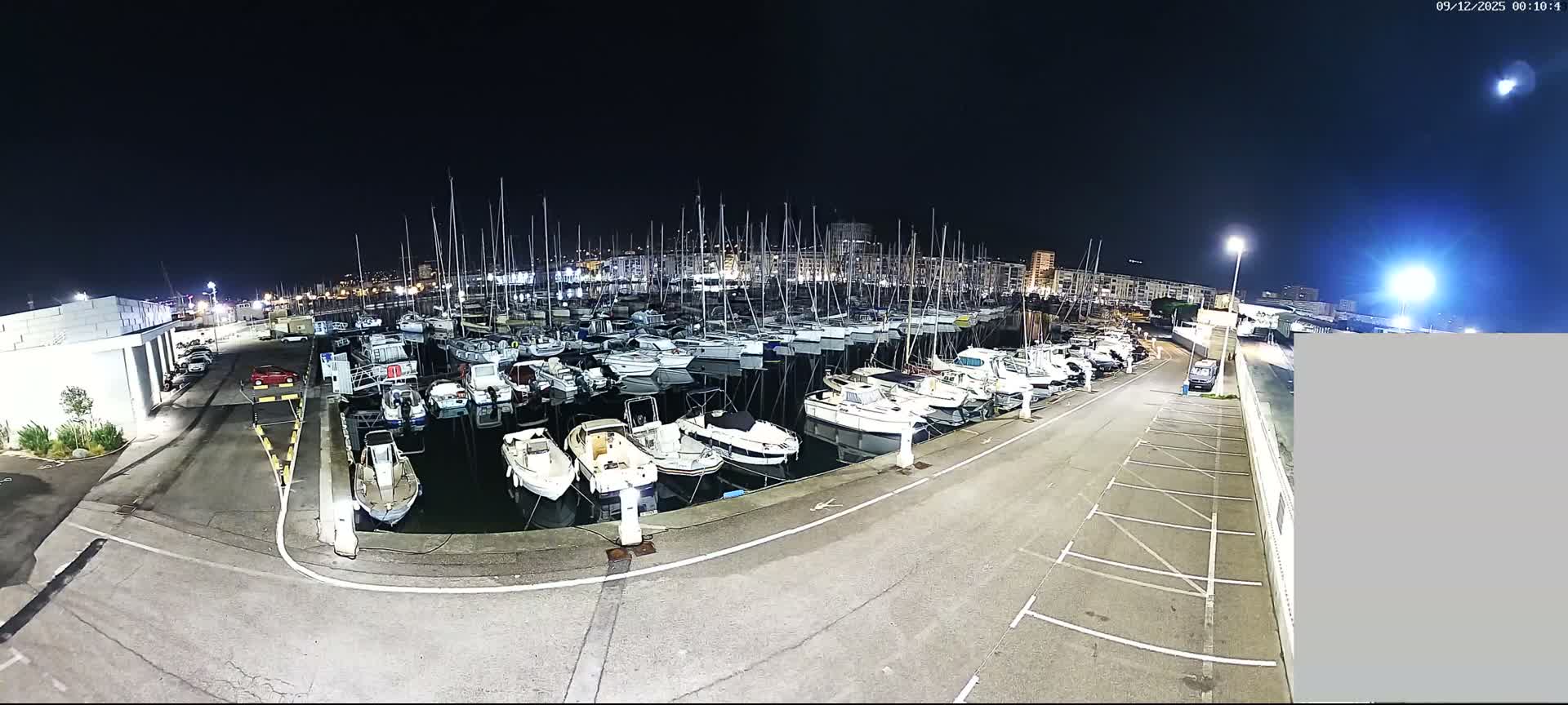 Toulon City & Port Vieille Darse Live Cam - Toulon, Var, Provence-Alpes-Côte d’Azur, France