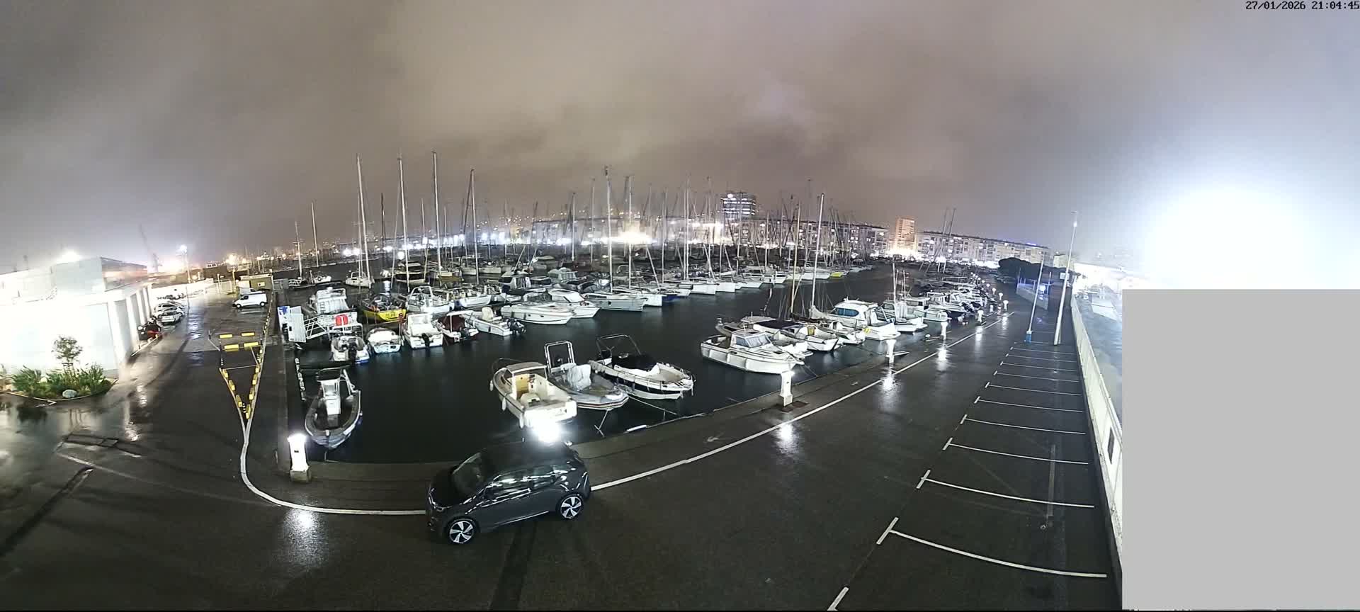 Toulon City & Port Vieille Darse Live Cam - Toulon, Var, Provence-Alpes-Côte d’Azur, France