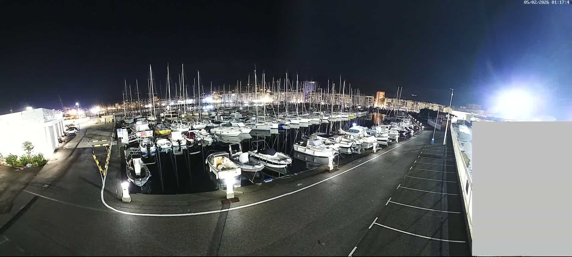 Toulon City & Port Vieille Darse Live Cam - Toulon, Var, Provence-Alpes-Côte d’Azur, France