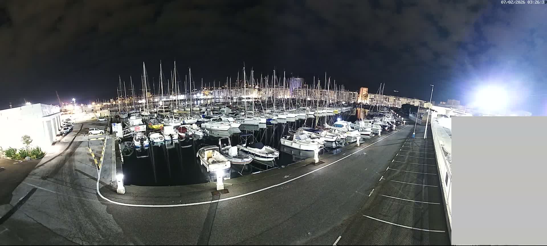 Toulon City & Port Vieille Darse Live Cam - Toulon, Var, Provence-Alpes-Côte d’Azur, France