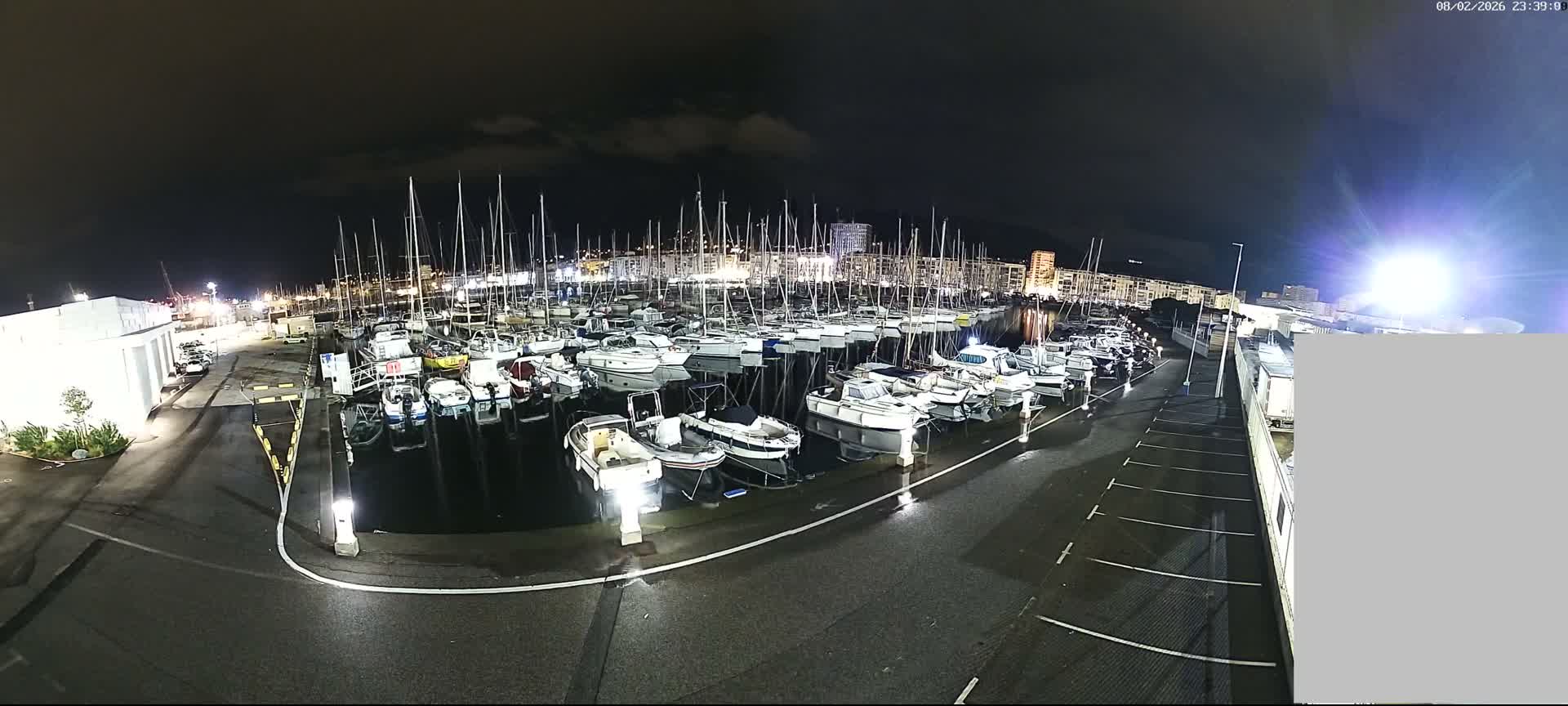 Toulon City & Port Vieille Darse Live Cam - Toulon, Var, Provence-Alpes-Côte d’Azur, France