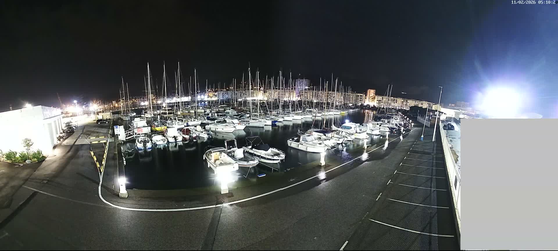Toulon City & Port Vieille Darse Live Cam - Toulon, Var, Provence-Alpes-Côte d’Azur, France