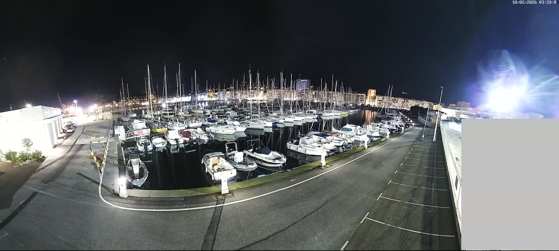 Toulon City & Port Vieille Darse Live Cam - Toulon, Var, Provence-Alpes-Côte d’Azur, France