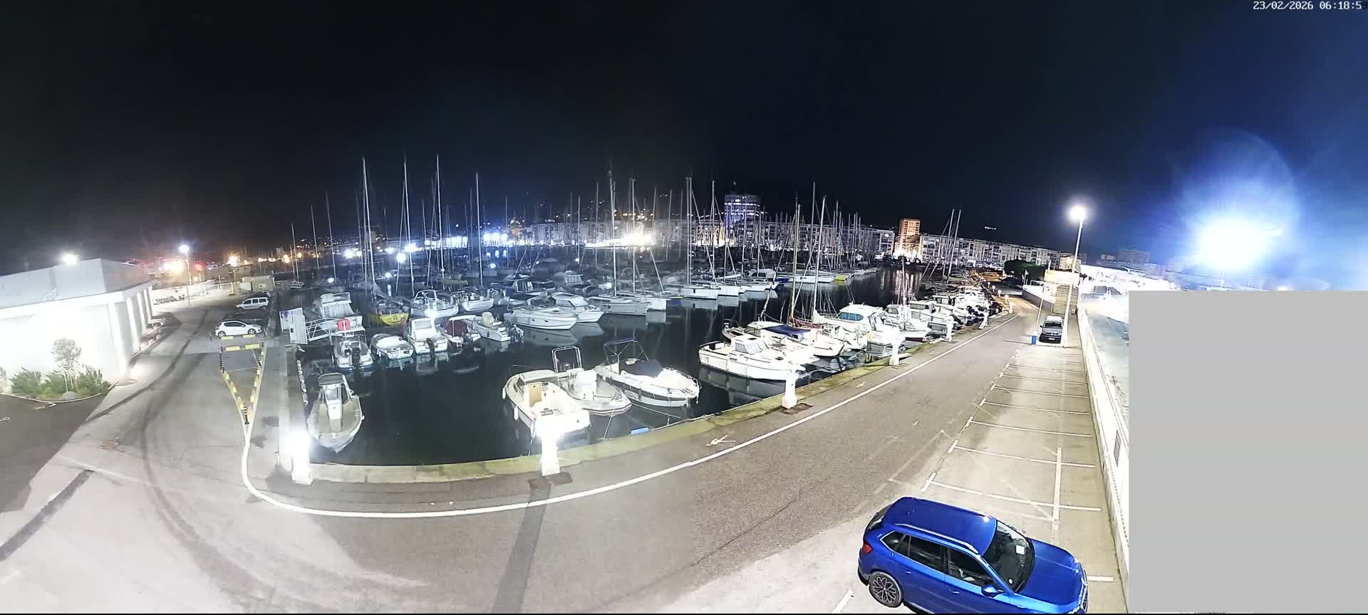 Toulon City & Port Vieille Darse Live Cam - Toulon, Var, Provence-Alpes-Côte d’Azur, France