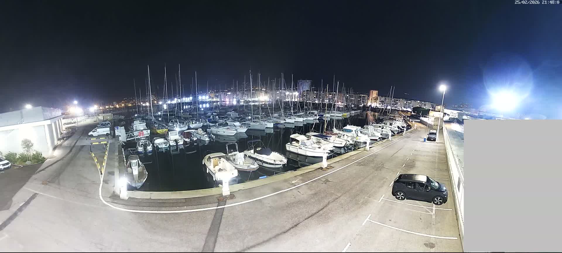 Toulon City & Port Vieille Darse Live Cam - Toulon, Var, Provence-Alpes-Côte d’Azur, France