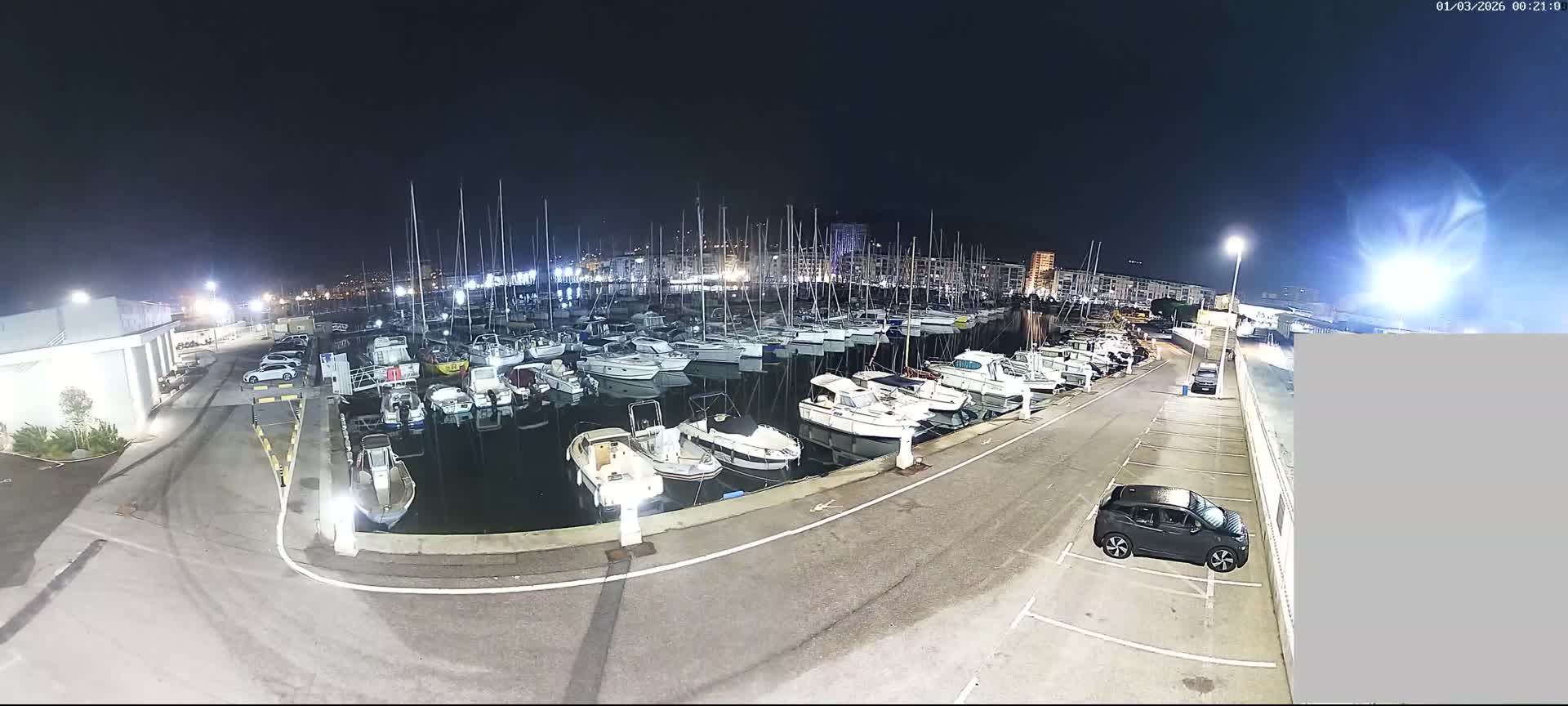 Toulon City & Port Vieille Darse Live Cam - Toulon, Var, Provence-Alpes-Côte d’Azur, France