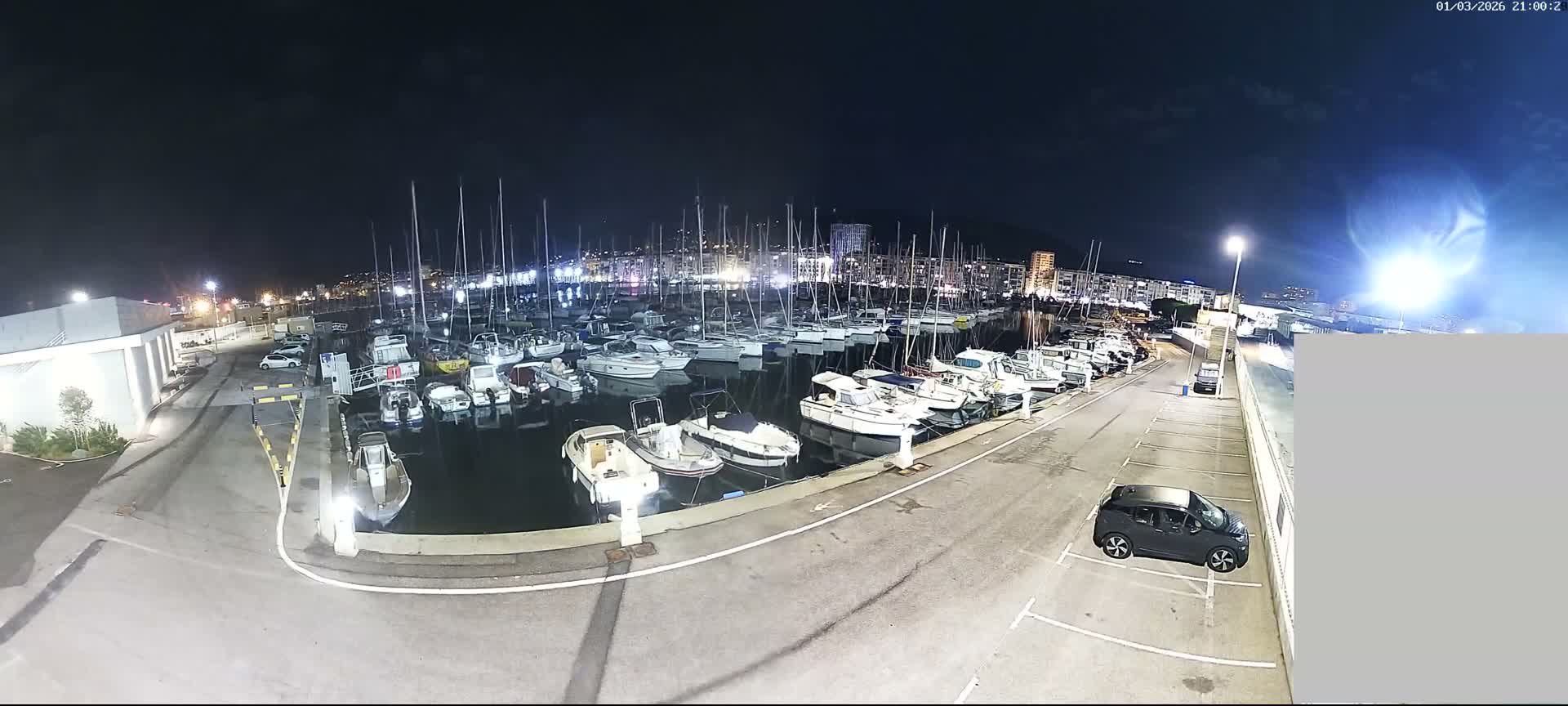 Toulon City & Port Vieille Darse Live Cam - Toulon, Var, Provence-Alpes-Côte d’Azur, France