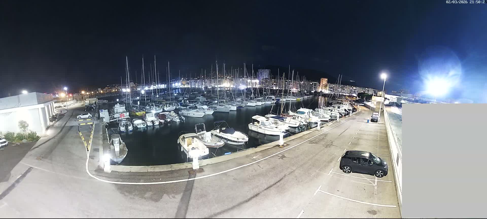 Toulon City & Port Vieille Darse Live Cam - Toulon, Var, Provence-Alpes-Côte d’Azur, France