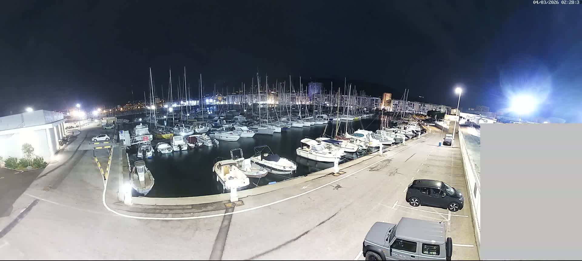 Toulon City & Port Vieille Darse Live Cam - Toulon, Var, Provence-Alpes-Côte d’Azur, France