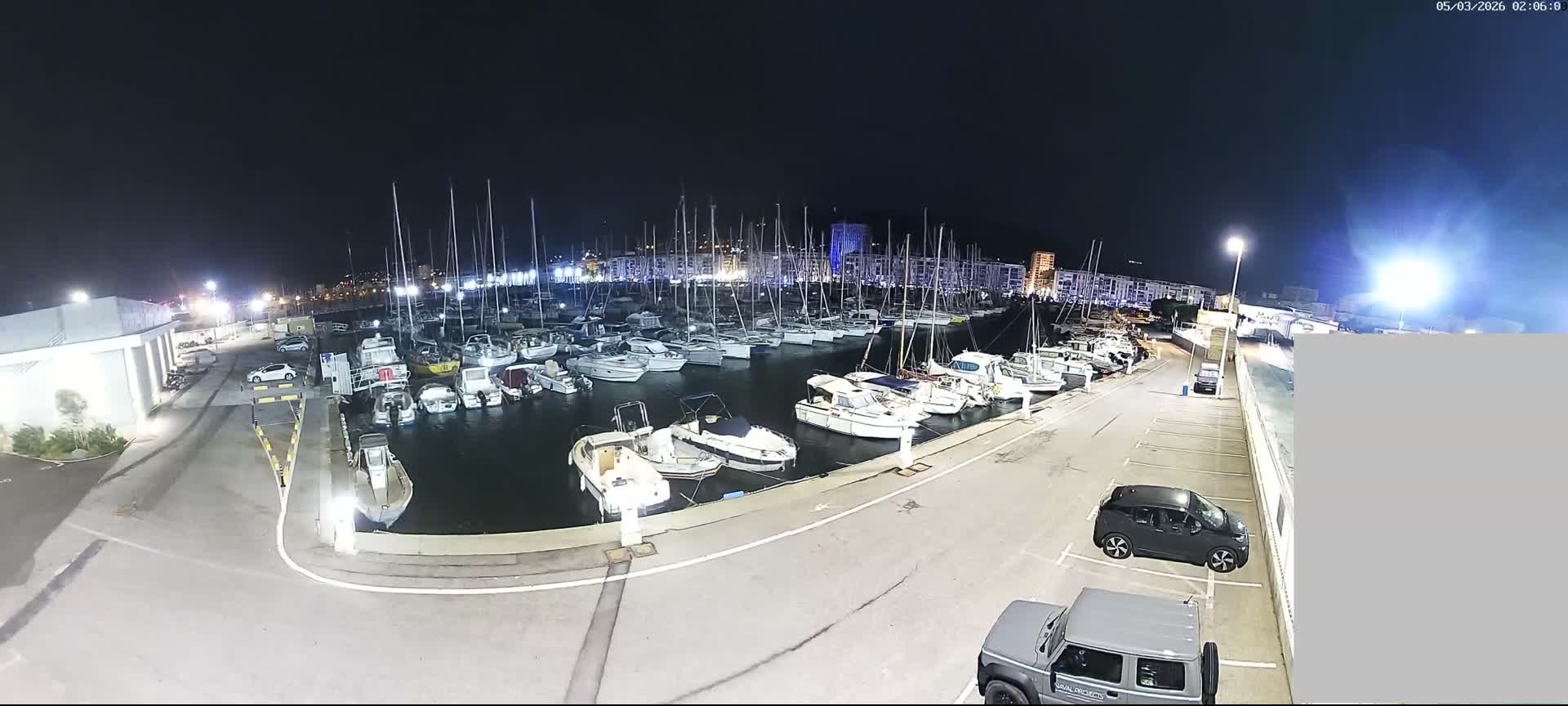 Toulon City & Port Vieille Darse Live Cam - Toulon, Var, Provence-Alpes-Côte d’Azur, France