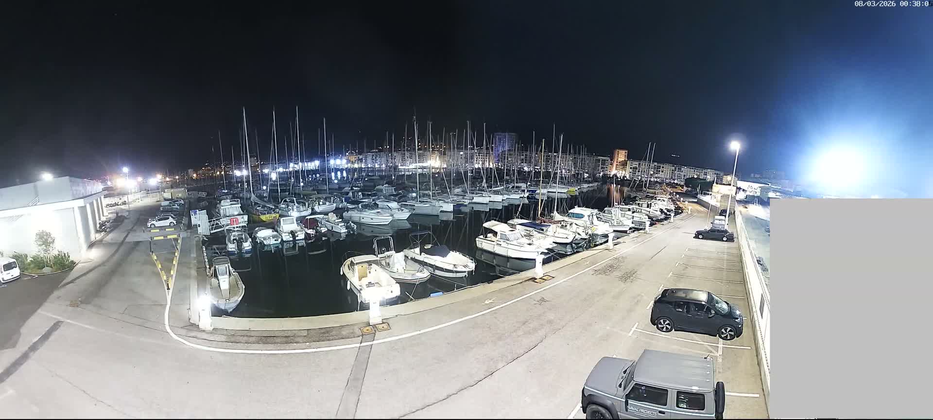 Toulon City & Port Vieille Darse Live Cam - Toulon, Var, Provence-Alpes-Côte d’Azur, France