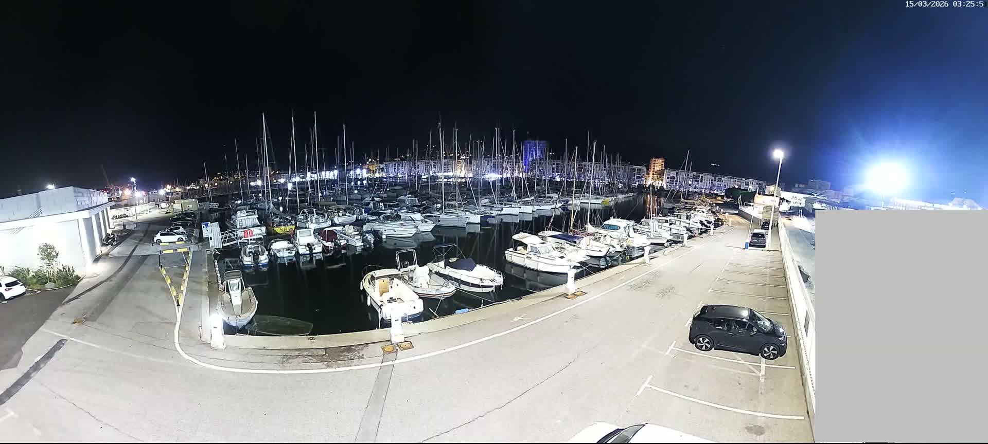Toulon City & Port Vieille Darse Live Cam - Toulon, Var, Provence-Alpes-Côte d’Azur, France