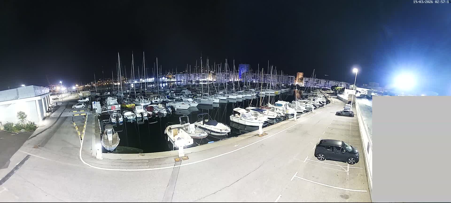 Toulon City & Port Vieille Darse Live Cam - Toulon, Var, Provence-Alpes-Côte d’Azur, France