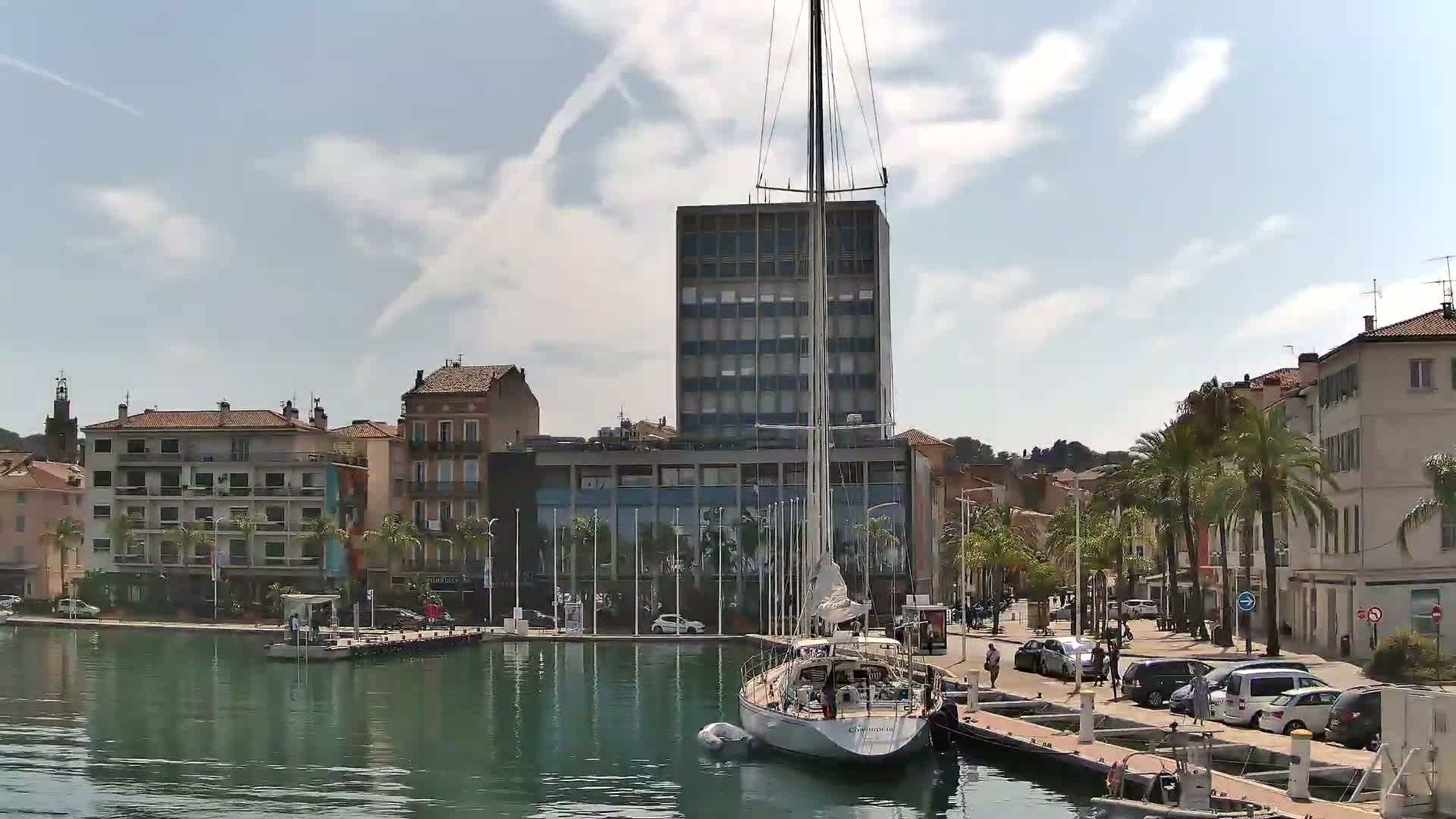 La Seyne-Sur-Mer & Toulon City View from La Seyne- Sur-Mer Port Live Cam - Toulon, Var, Provence-Alpes-Côte d’Azur, France