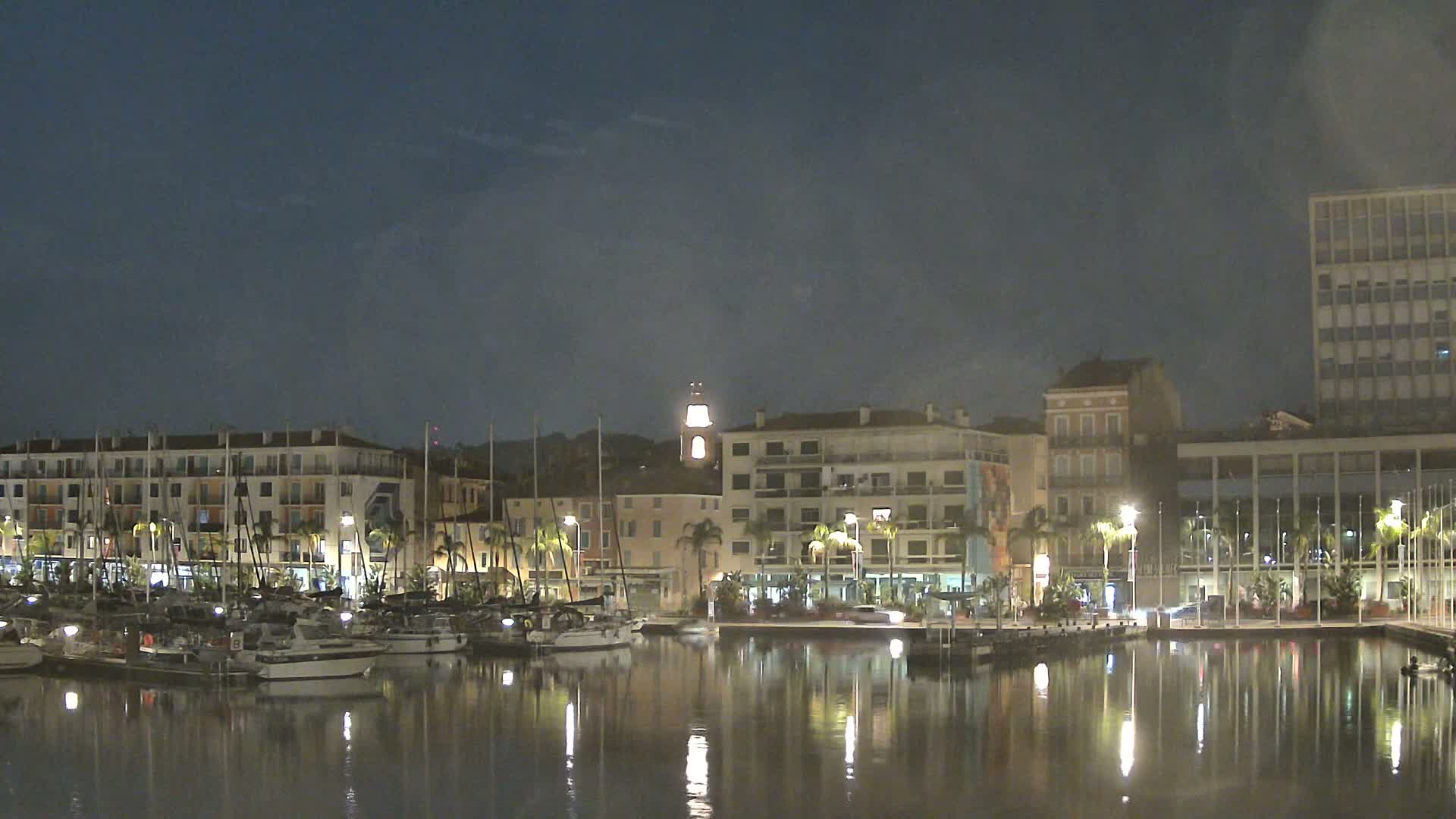 La Seyne-Sur-Mer & Toulon City View from La Seyne- Sur-Mer Port Live Cam - Toulon, Var, Provence-Alpes-Côte d’Azur, France