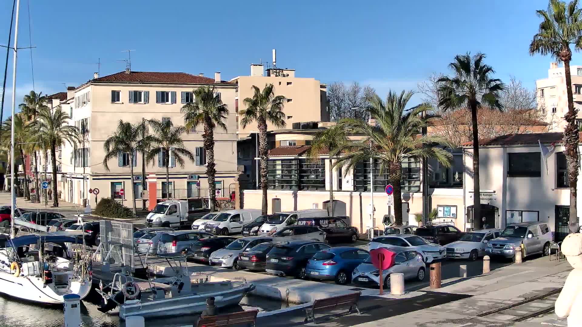 La Seyne-Sur-Mer & Toulon City View from La Seyne- Sur-Mer Port Live Cam - Toulon, Var, Provence-Alpes-Côte d’Azur, France
