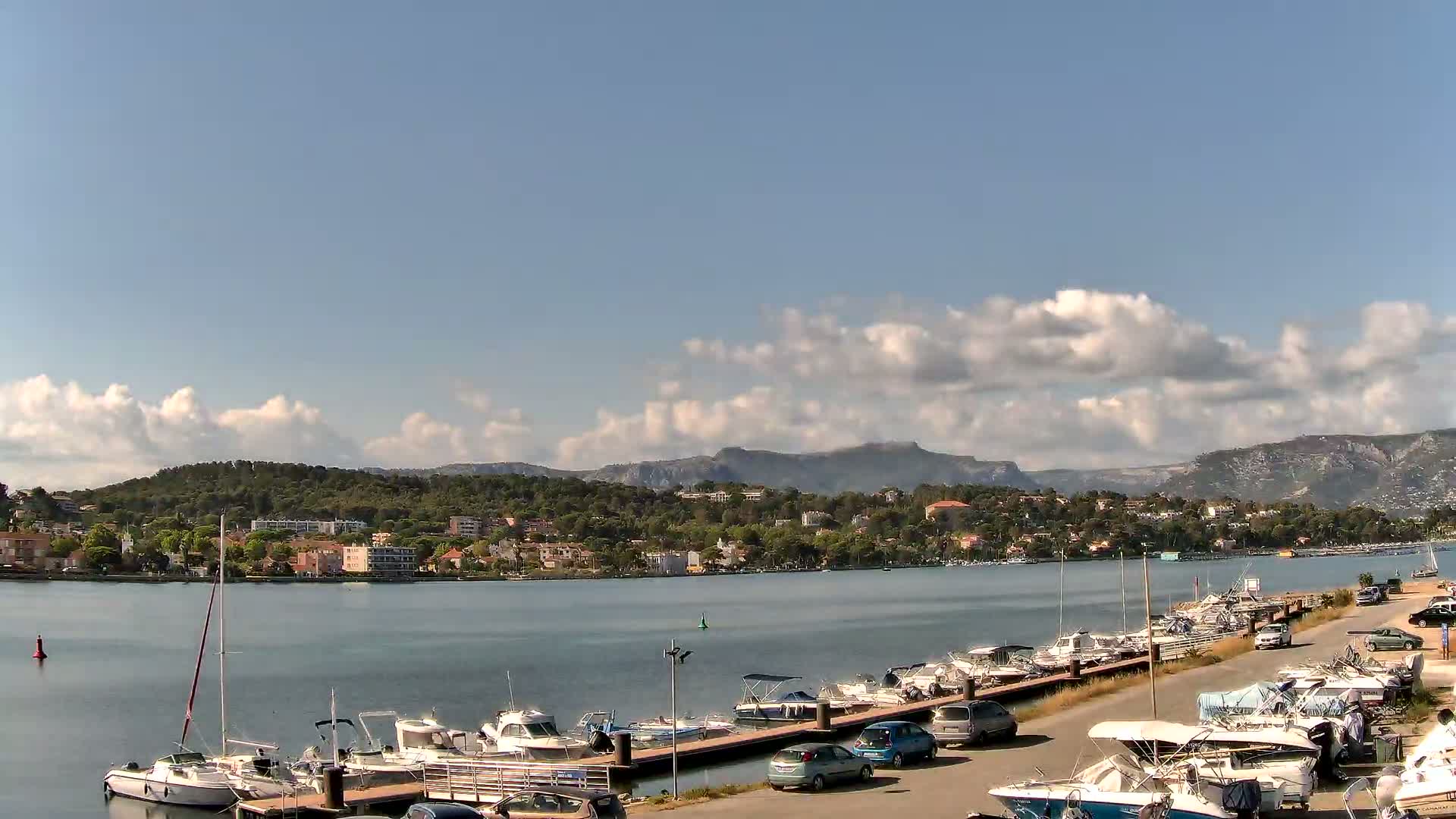 La Seyne-Sur-Mer & Toulon City View from Port du Lazaret View Live Cam - Toulon, Var, Provence-Alpes-Côte d’Azur, France