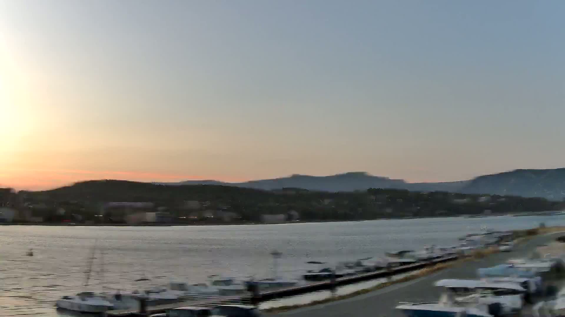 La Seyne-Sur-Mer & Toulon City View from Port du Lazaret View Live Cam - Toulon, Var, Provence-Alpes-Côte d’Azur, France