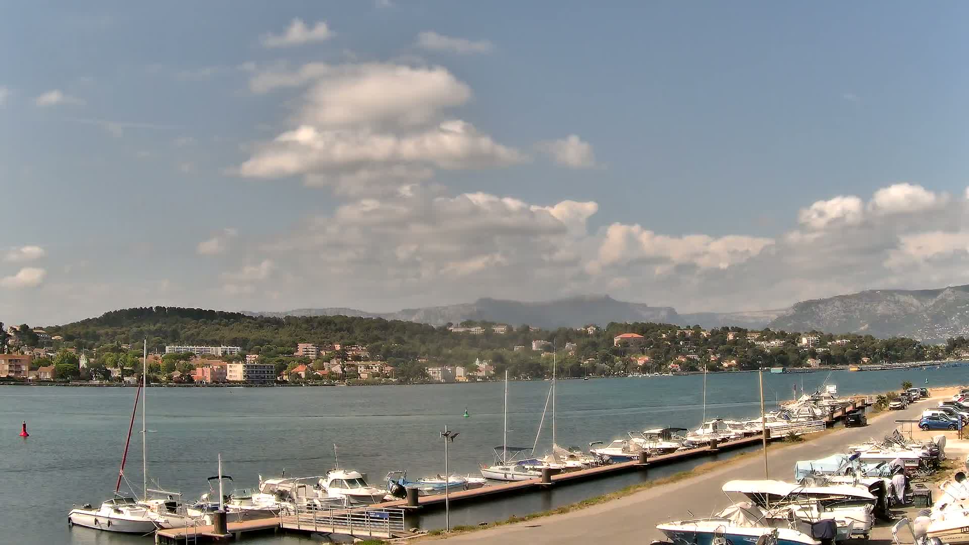 La Seyne-Sur-Mer & Toulon City View from Port du Lazaret View Live Cam - Toulon, Var, Provence-Alpes-Côte d’Azur, France