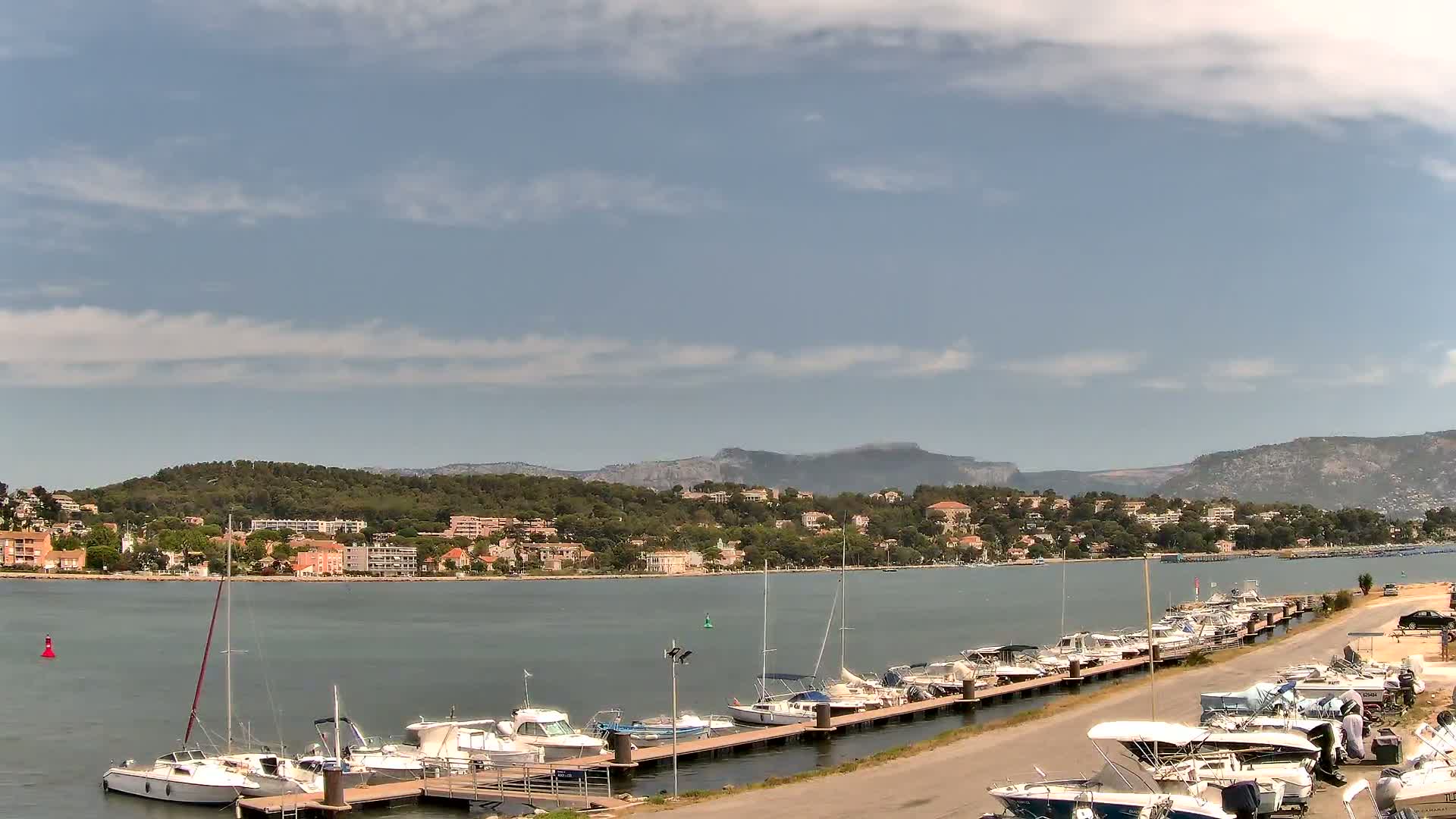 La Seyne-Sur-Mer & Toulon City View from Port du Lazaret View Live Cam - Toulon, Var, Provence-Alpes-Côte d’Azur, France