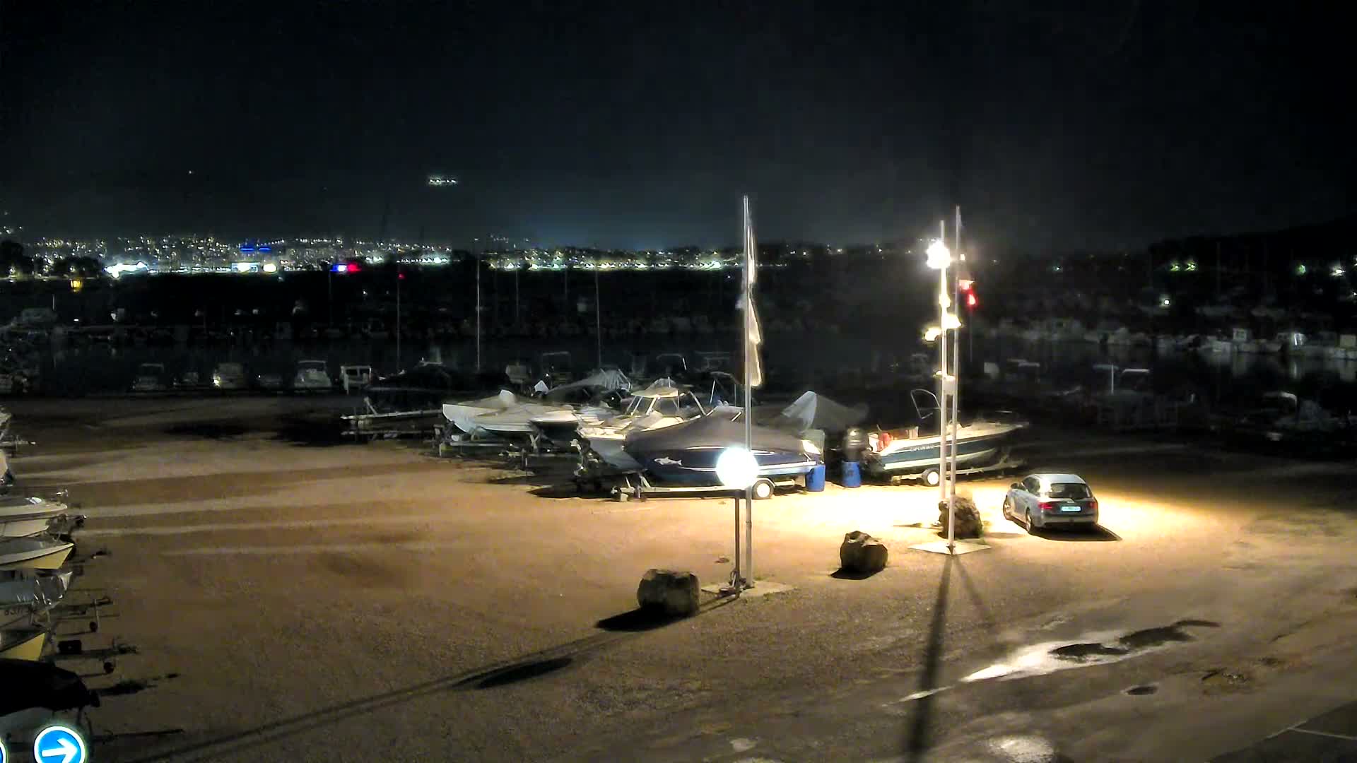 La Seyne-Sur-Mer & Toulon City View from Port du Lazaret View Live Cam - Toulon, Var, Provence-Alpes-Côte d’Azur, France