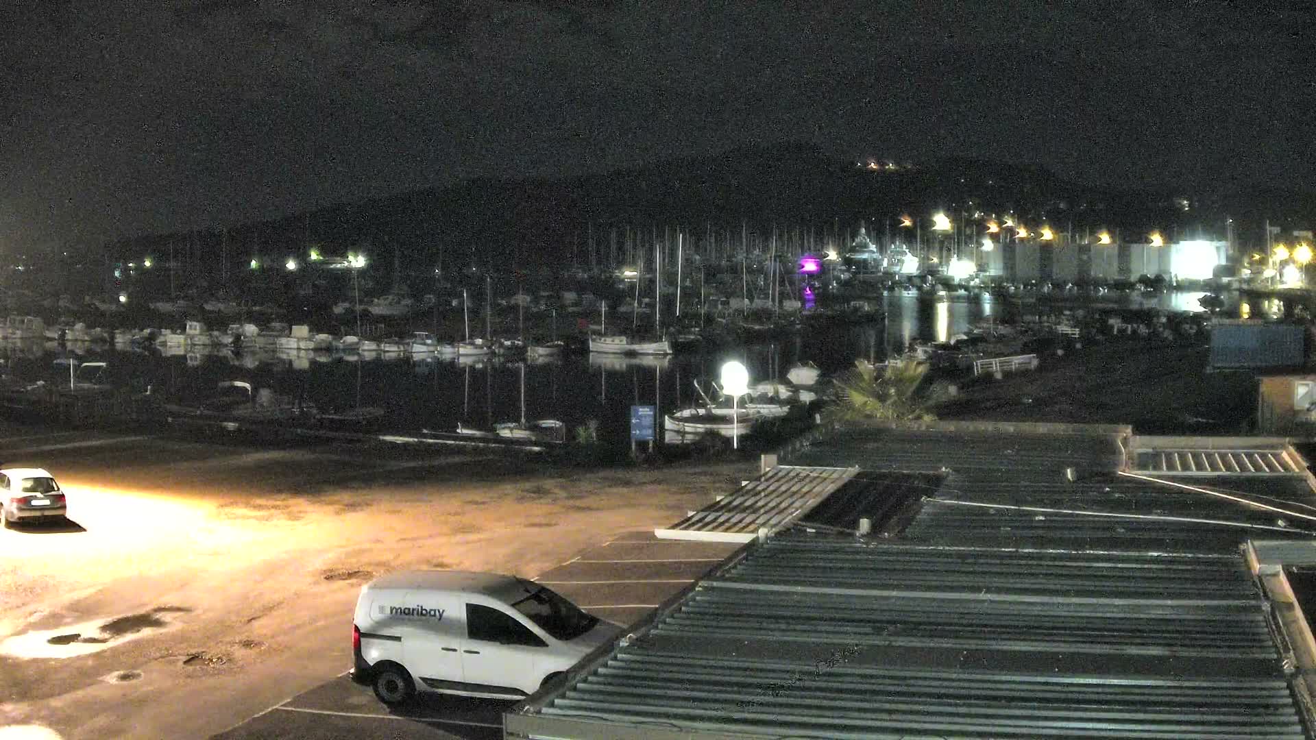 La Seyne-Sur-Mer & Toulon City View from Port du Lazaret View Live Cam - Toulon, Var, Provence-Alpes-Côte d’Azur, France