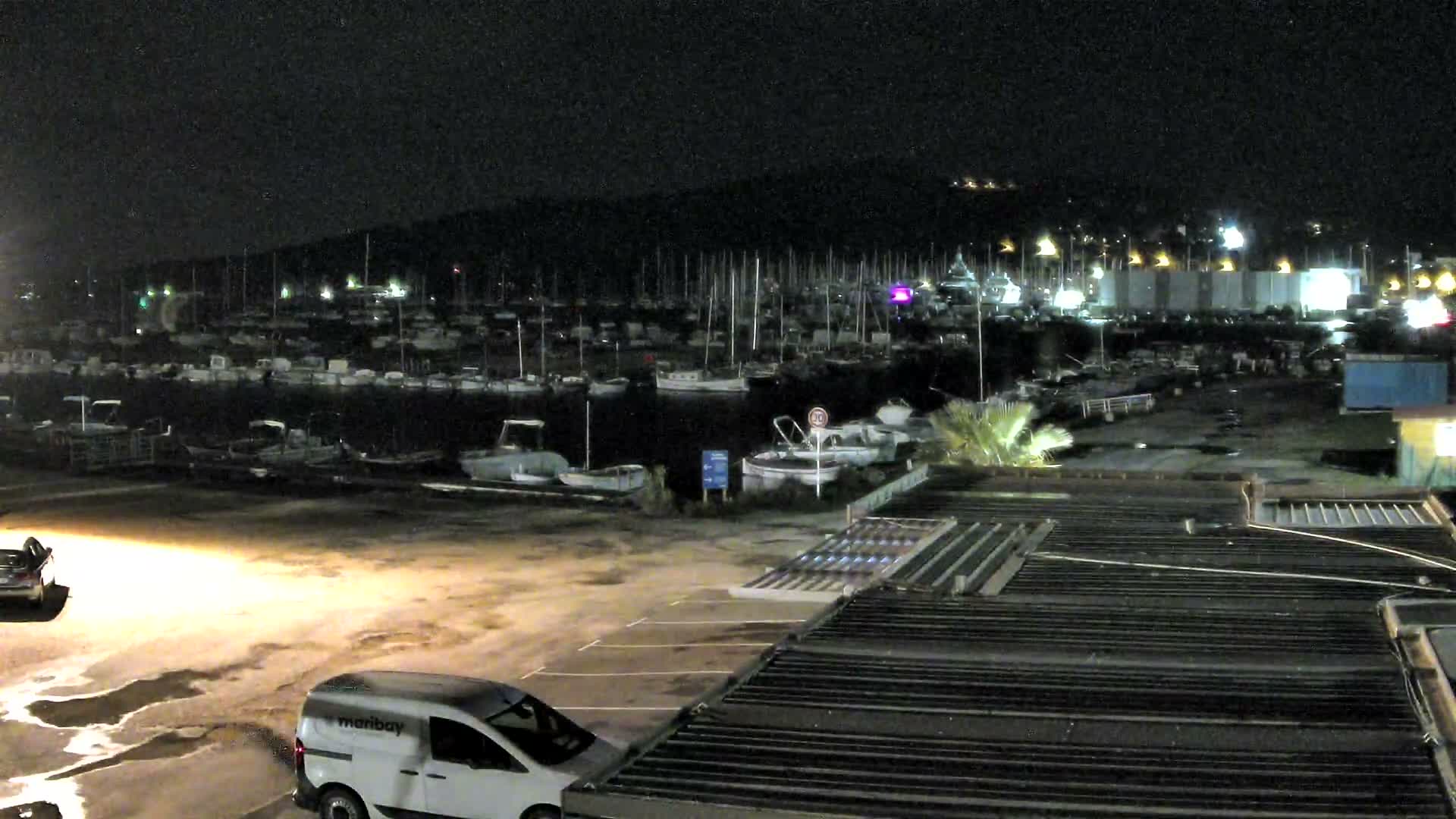 La Seyne-Sur-Mer & Toulon City View from Port du Lazaret View Live Cam - Toulon, Var, Provence-Alpes-Côte d’Azur, France