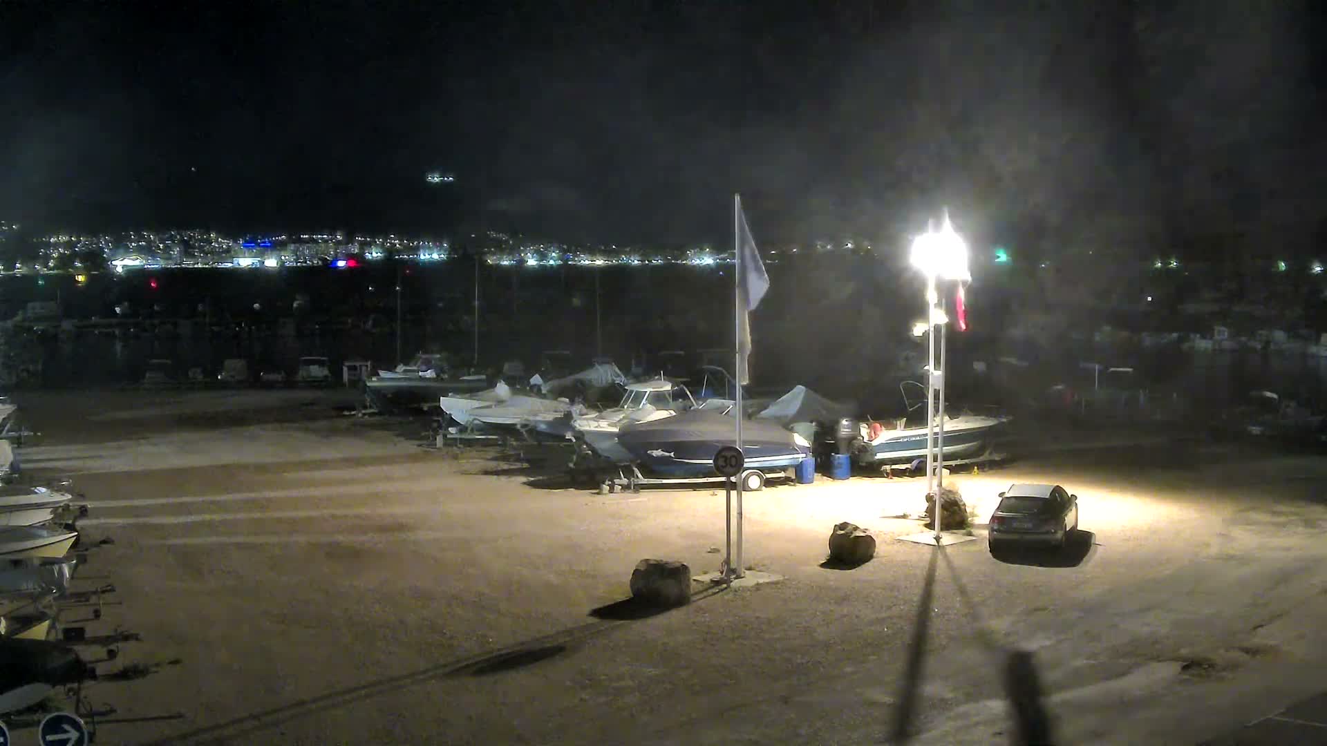 La Seyne-Sur-Mer & Toulon City View from Port du Lazaret View Live Cam - Toulon, Var, Provence-Alpes-Côte d’Azur, France