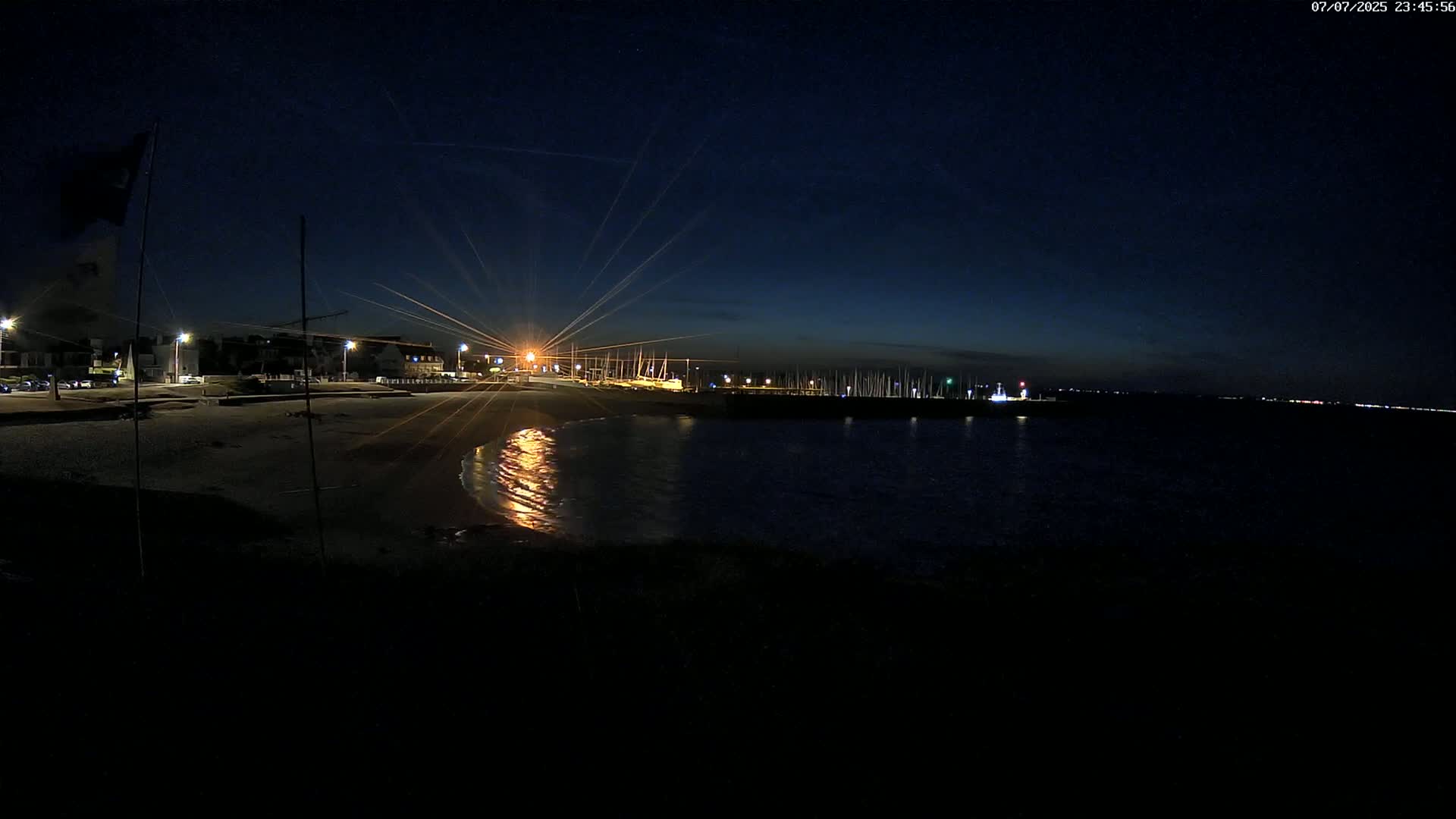 Quiberon, ASNQ & Plage du Porigo Beach Live Cam - Lorient, Morbihan, Bretagne, France