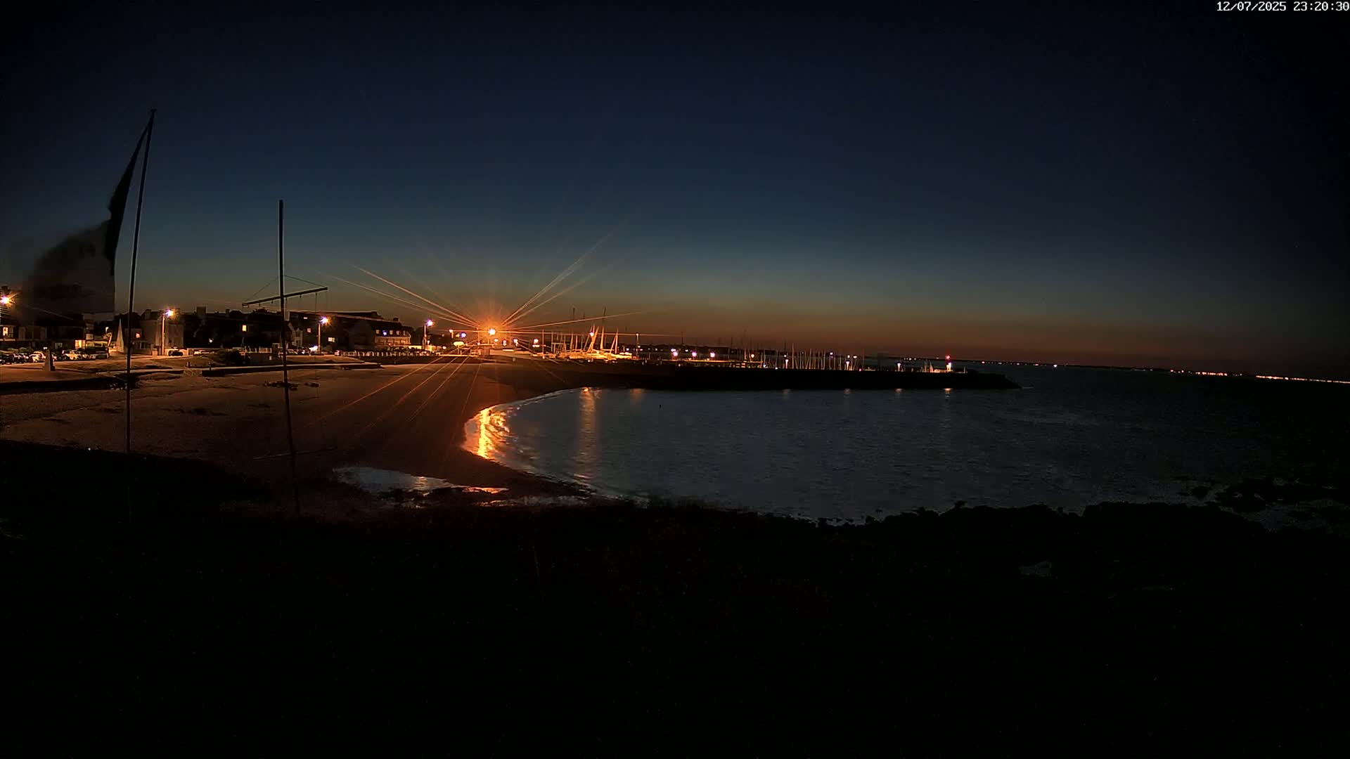 Quiberon, ASNQ & Plage du Porigo Beach Live Cam - Lorient, Morbihan, Bretagne, France