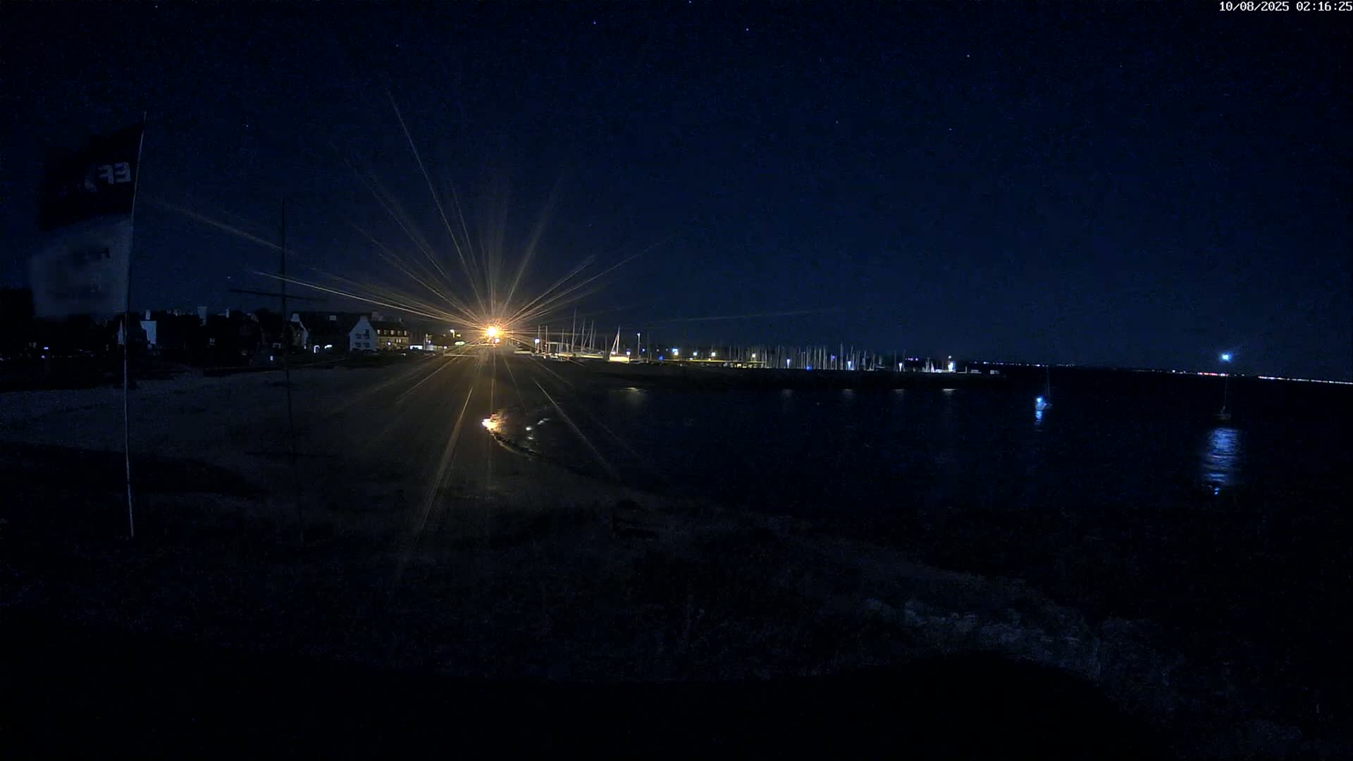 Quiberon, ASNQ & Plage du Porigo Beach Live Cam - Lorient, Morbihan, Bretagne, France