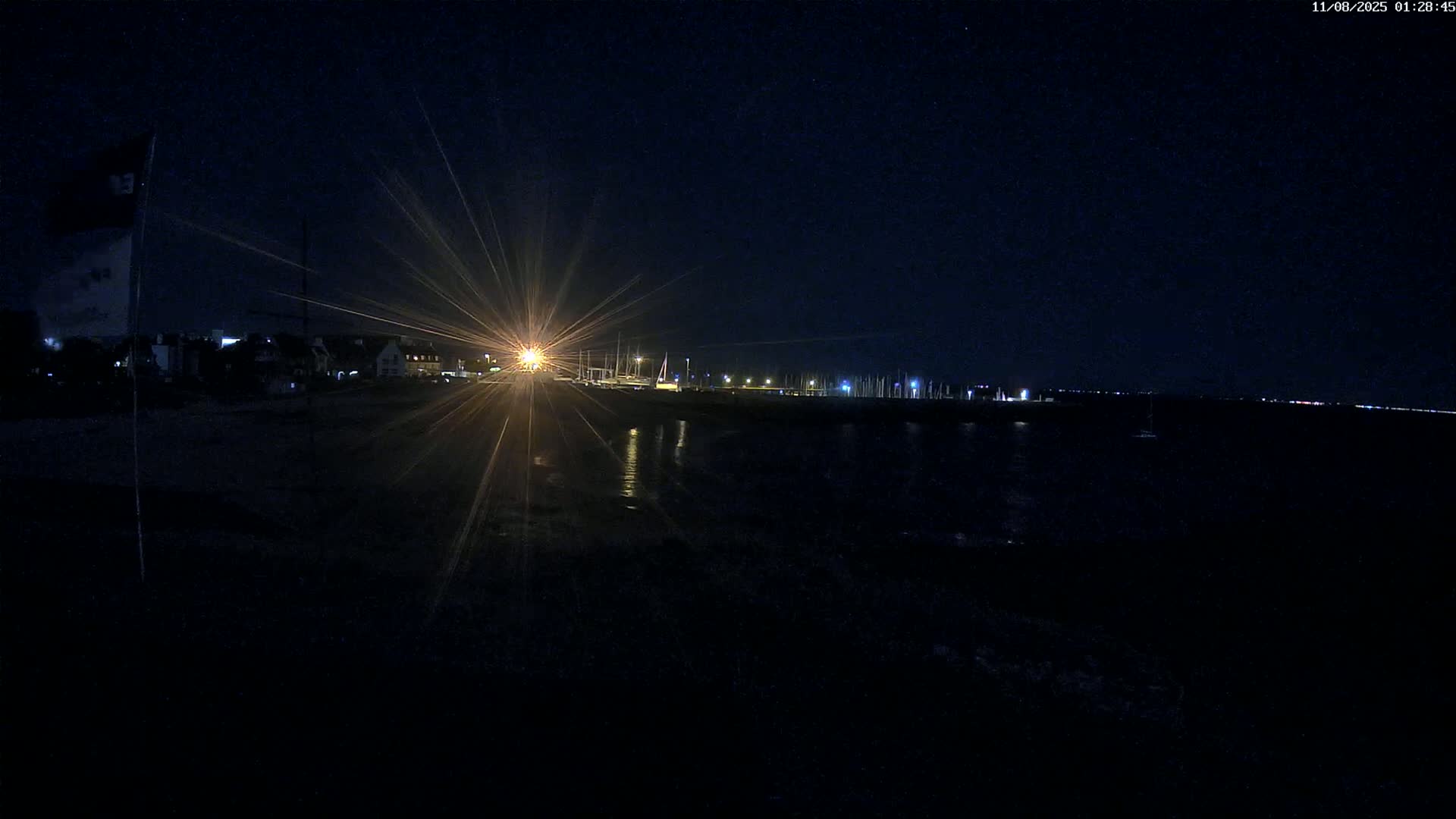 Quiberon, ASNQ & Plage du Porigo Beach Live Cam - Lorient, Morbihan, Bretagne, France